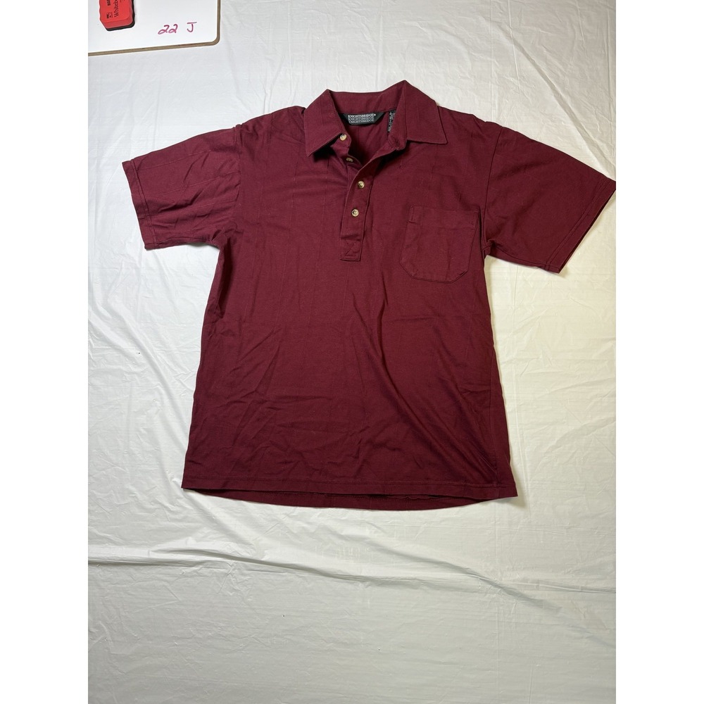 Mens‎ Knights Bridge Red short sleeve casual polo size Small